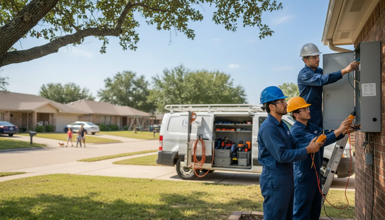 Certified electrician providing emergency electrical services in Marion, IA